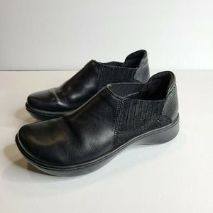 Naot Bay Slip On Shoes Womens Size 37 6-6.5US Padded Heel Cup Black Comfort